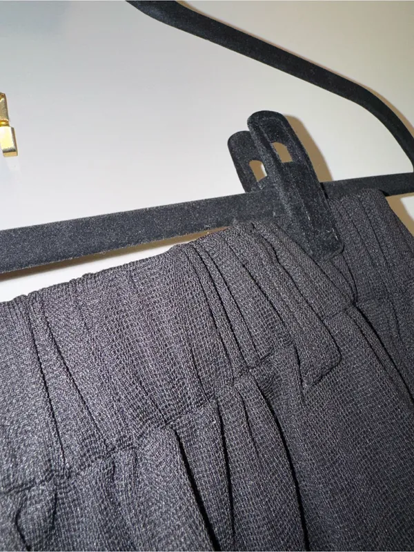 Medium PETITIE Halara Flex™ High Waisted Pocket Wide Leg Waffle Work Pants - Image 6