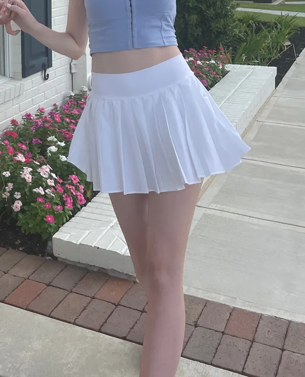 Aerie OFFLINE Nylon Pleated Tennis Skirt - Image 3