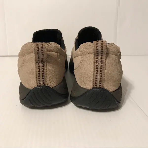 L.L. Bean suede slip on comfort moss shoe women size 8 W - Image 5