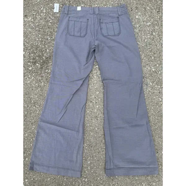 Y2K‎ Maurices Women's Grey Dress Pant Trousers Flare Leg Polished SZ 11/ 12 NWT - Image 10