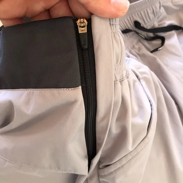 Women’s Black and Grey Nike Reflective Running Pants Size M - Image 14
