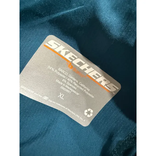 Skechers by Barco Vitality Scrub Pants XL Bahama Blue Logo‎ Elastic SK202 NWT - Image 6