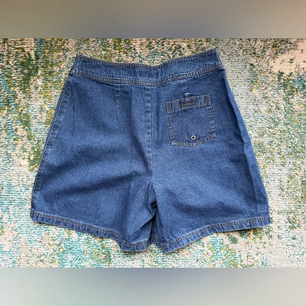 Vintage Y2K Tapemeasure denim jean skort, size 12 - Image 10