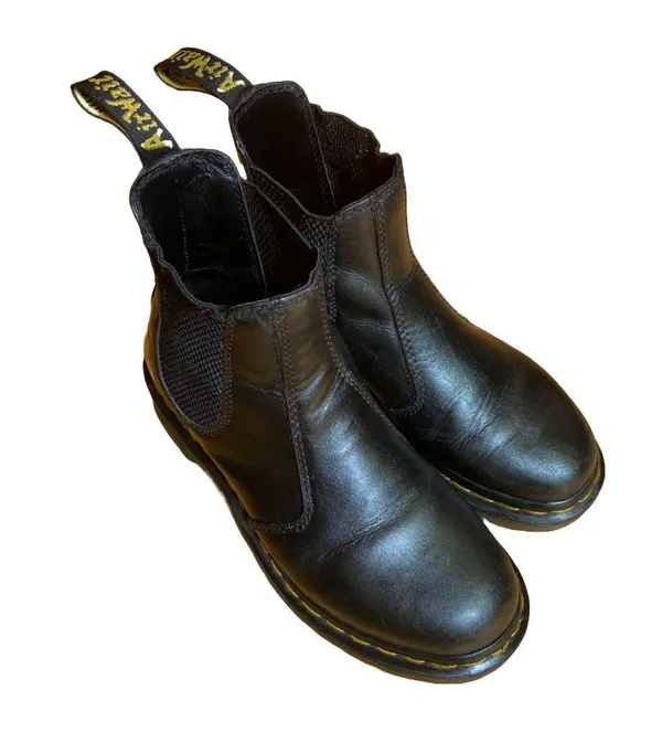 Dr Martens black leather 2976 Chelsea boots 🔥 - Image 5
