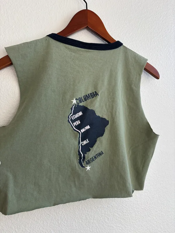 Cotton American Vintage Cropped Tank Top - Image 5