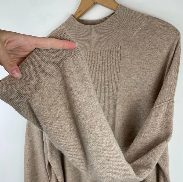 ATM Anthony Thomas Melillo Mock Neck Wool Cashmere Sweater Sz Small - Image 11