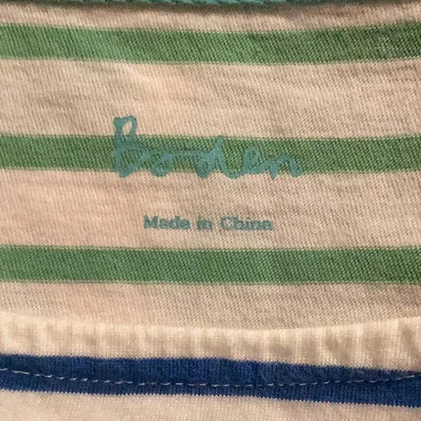 Boden Breton Sophie Hotch Potch Striped Top size 2 - Image 5