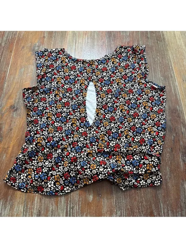 Maeve Anthropologie Floral Peplum Top XL - Image 11