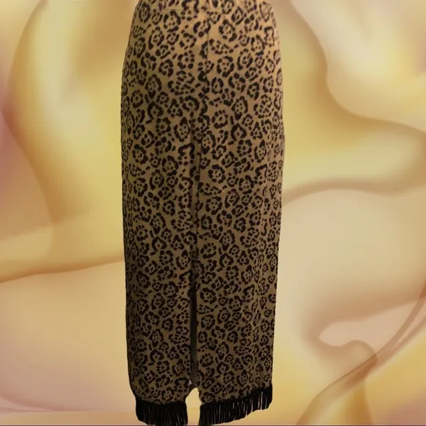 Lemme for Nina Lenard Tan and black leopard skirt - Image 3