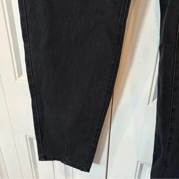 Indigo Rising Black Super High‎ Rise Barrel Leg Jeans Size 5/27 - Image 7