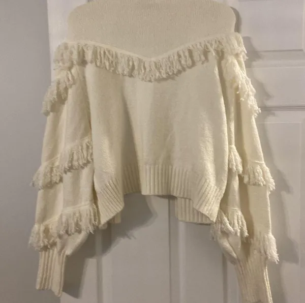 CATO Sweater size XL so beautiful and unique brand new color white/off - Image 7