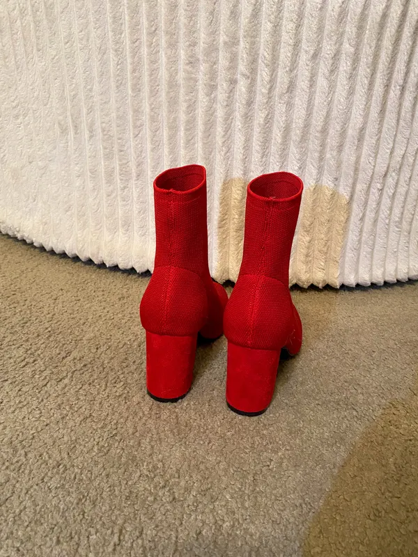 Shoe Station Red Boots - Image 3