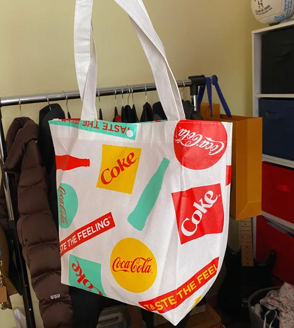 Vintage Retro Coca Cola Tote Bag - Image 2