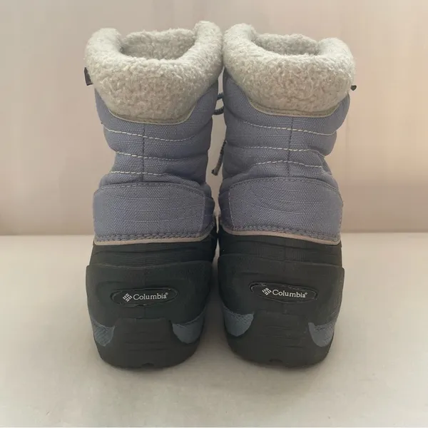 Columbia Cascadian Trinity Winter Snow Boots Womens 7 Blue Insulated Waterproof - Image 5