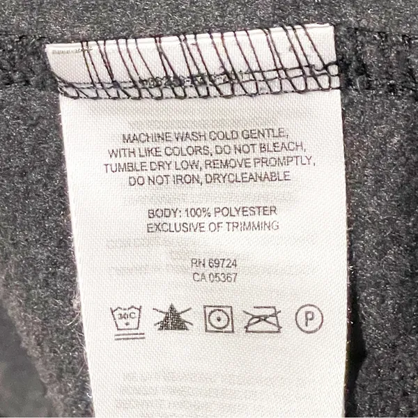 Columbia Size Large Black‎ Fleece Full Zip Sleeveless Vest Outerwear - Image 4