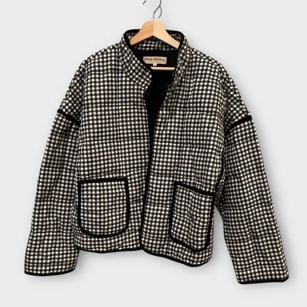 Free People Chloe Print Jacket Size Medium - Image 9
