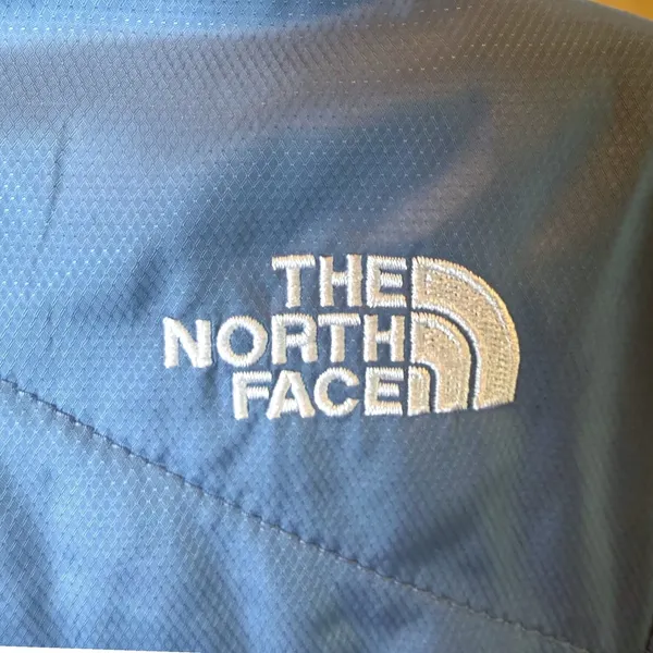 The North Face Womens Reversible Mossbud Swirl Vest Blue Quilted Fleece‎ Medium - Image 8