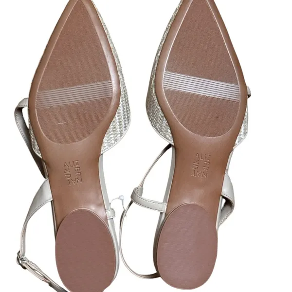 Naturalizer Women's Pointed Toe Weave Sling Back Low Heel Sz 10 NWOT - Image 8