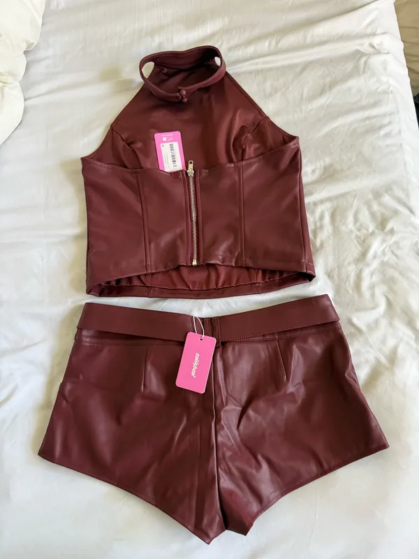 Edikted Alba Faux Leather Set - Image 6