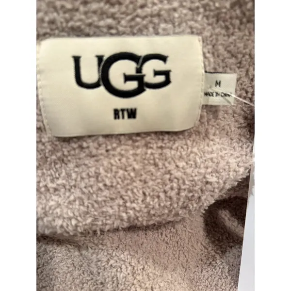 UGG Dulcie Tank Top Fuzzy Soft Cozy Lounge Beige M NWT‎ Rtw Plush - Image 5