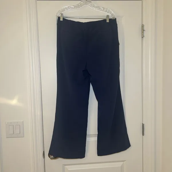 Gap Maternity Navy Blue Wide Leg Versatile Trousers Pants Medium Regular comfy - Image 4