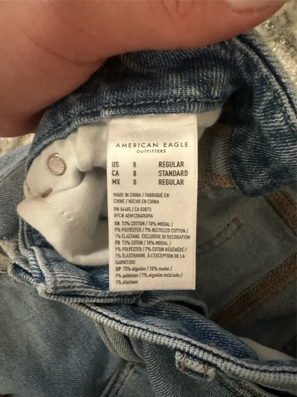 American Eagle Outfitters Jeans Mom Stretch High-Rise - Image 3