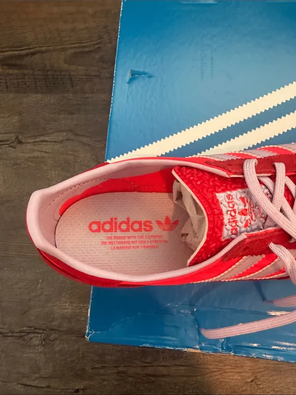 Adidas Women’s 8.5 SL 72 OG JH7392 Solar Red/Ice Lavender/Better Scarlet Sneaker - Image 6
