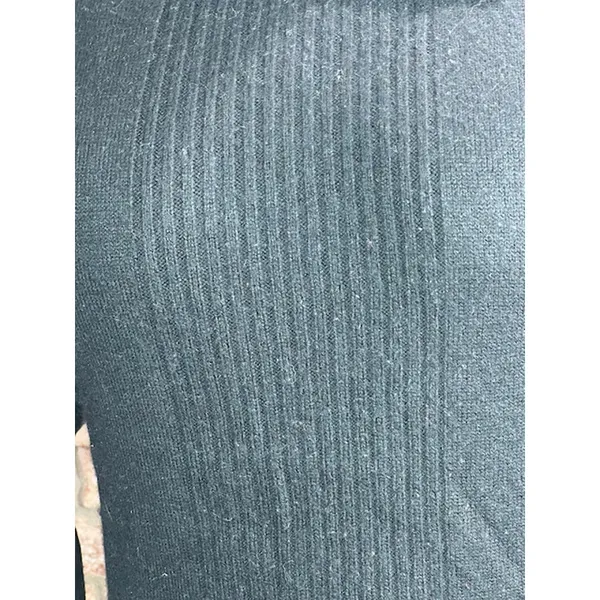 sweater turtle neck ribbed black Size M - Image 3