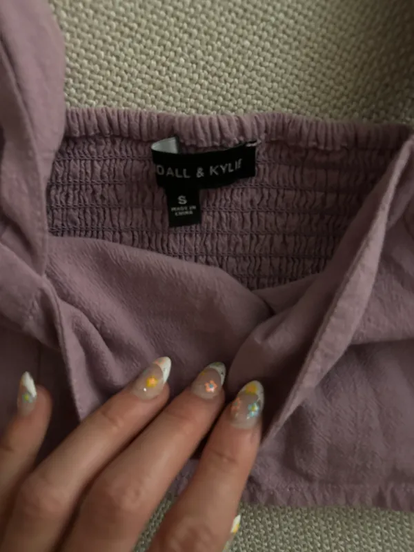 Purple Halter Shirt - Image 3