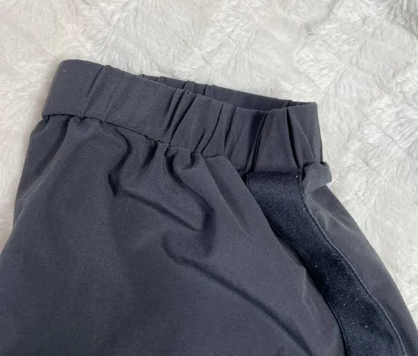 Athleta Grey Side Stripe Jogger Pants 10 Drawstring - Image 3