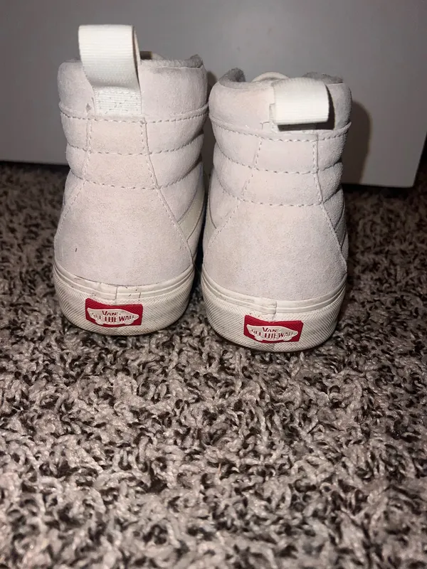 Off-White High-Top Vans - Image 4