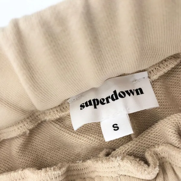 superdown Bethany‎ Cargo Sweatpant in Beige S - Image 9