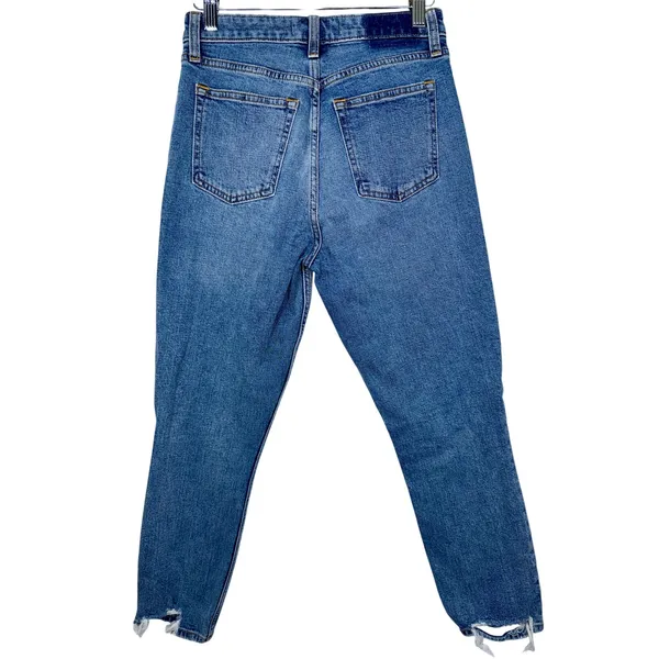 Abercrombie & Fitch Curve Love The Skinny High Rise Blue Denim Jeans Size 25 0 R - Image 2