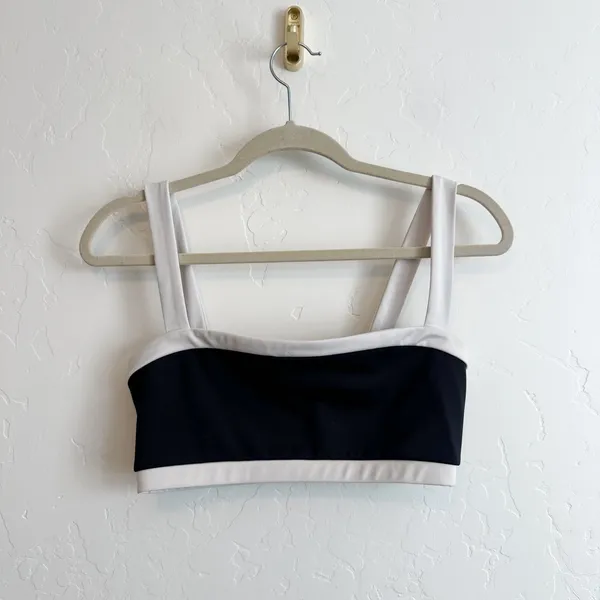 Reformation | Adelina Ecomove Athletic Two-Piece Set in Black & White size Small - Image 6