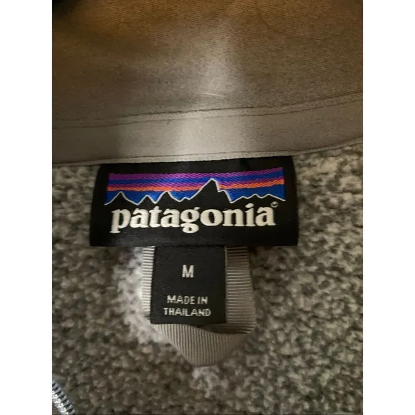 Patagonia Better Sweater 1/4 zip pullover fleece gray women's size medium 25617 - Image 4