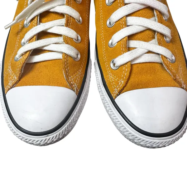 Carefully Chosen ❤️ mustard yellow Converse high tops Size W 11.5/M 9.5 - Image 8