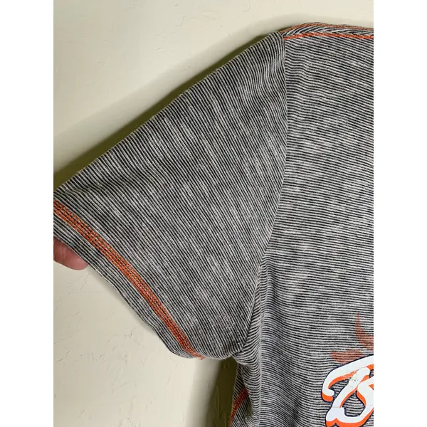 Denver Broncos Gray V Neck T shirt NFL Team Apparel Sz XXL - Image 9