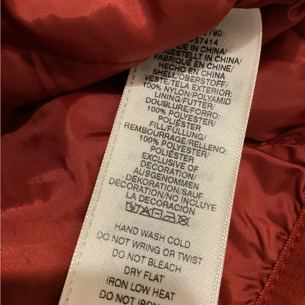 True Religion Cherry Red Quilted Jacket - Image 5