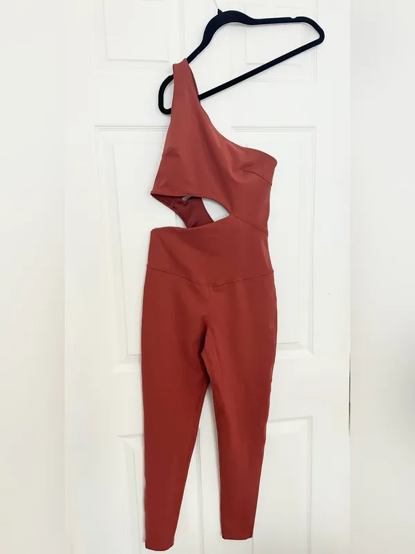 FP Movement by Free People Transcend Limits Onesie – Ginger Spice – S - Image 4