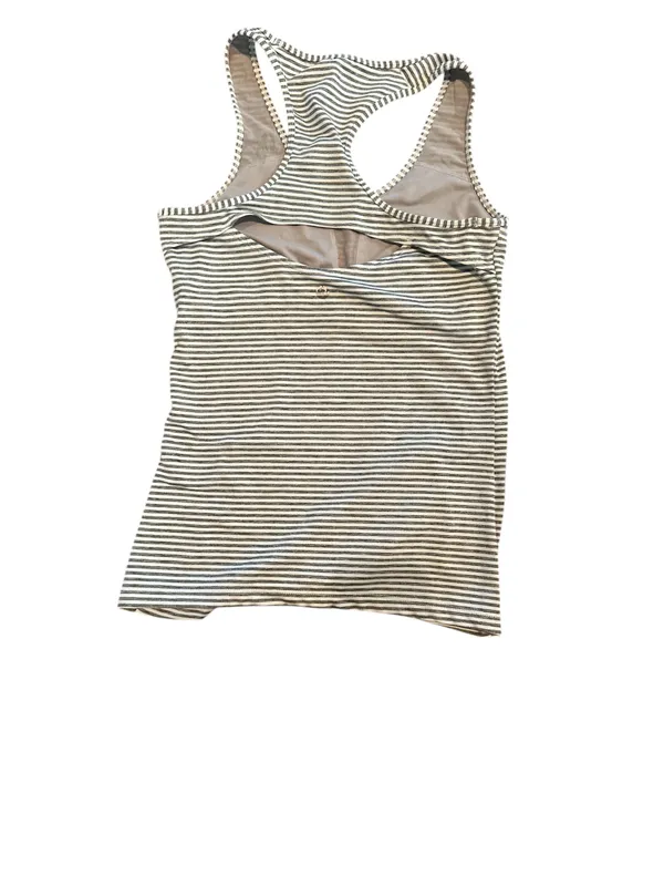 Striped Athletic Tank Top Multiple Size M - Image 2