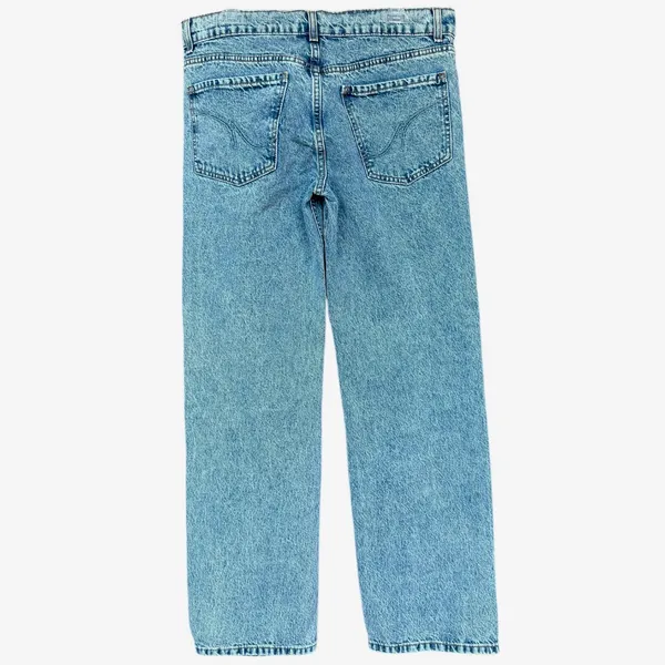 Revice Mid Rise‎ Blue Button Fly Jeans Sz 28 - Image 3