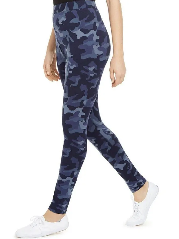 Camo Daze Printed Leggings, Mid Rise Plus Size 2X New w/Tag - Image 7