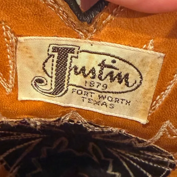 Justin Boots Lizard Western Boots Womens 8B Brown Leather Pointed Toe Cowgirl Festival - Image 4