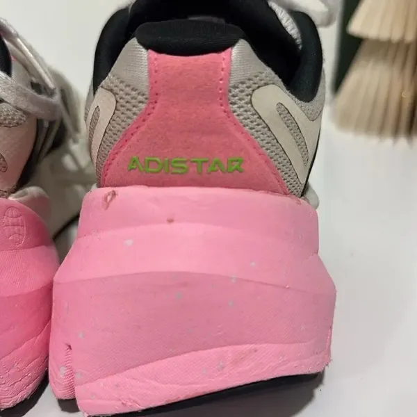 adidas Adistar White black pink EUC - Image 5