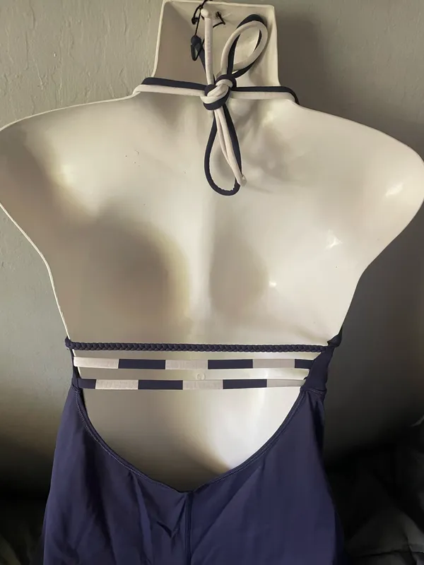 Lululemon Women’s Tank Halter Backless Purple Swim Suit - Image 7