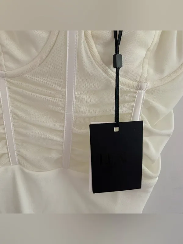 Leau Miami Mesh Corset Mini Dress - Image 7