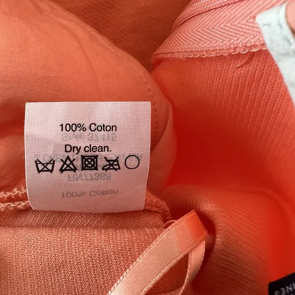 J.Crew Women's Coral Salmon Pink Pencil Skirt Size 8 100% Cotton Retail $75 - Image 11