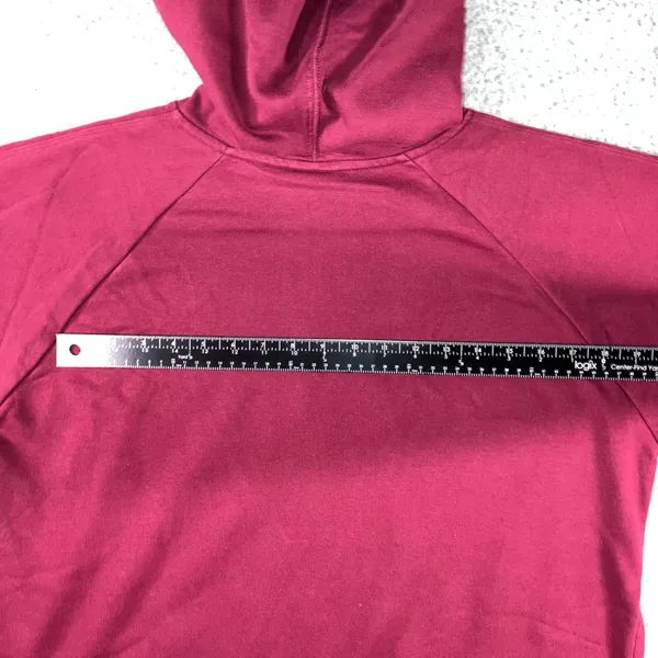 Nike Dri-FIT Hoodie‎ Women Medium Sparkle Logo Spell Out Swoosh Active Pullover - Image 6