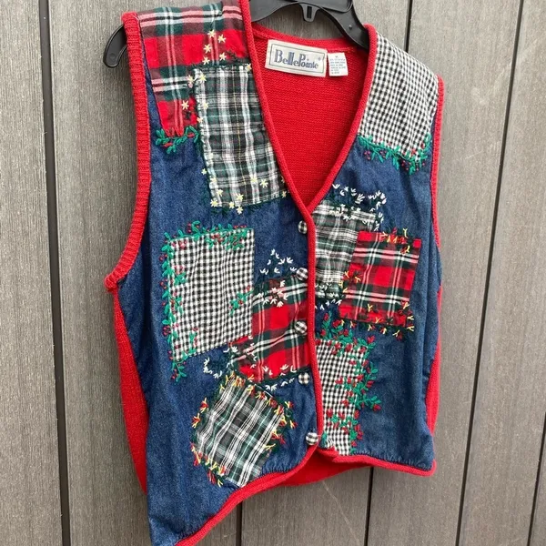 Vintage BellePointe Sweater Vest Size M - Image 3