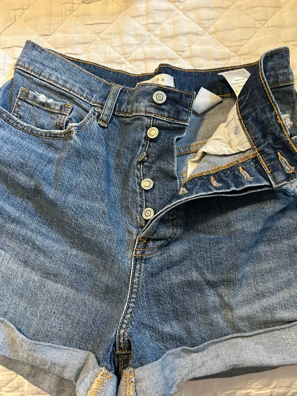 High Rise Denim shorts Blue Size M - Image 2